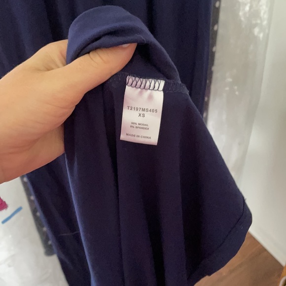 NWOT TART NAVY BLUE MAXI DRESS - Picture 4 of 7